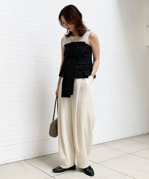 セール】big tuck curve pants(ビッグタックカーブパンツ)（その他