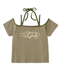 X-girl｜エックスガールのTシャツ/カットソー（オフショルダー