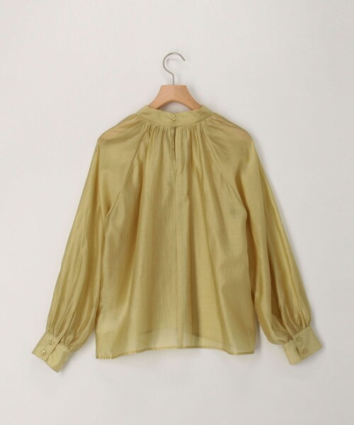 MICO COULIER（ミコクリエ）の「《オケージョン対応》ブライトシアーローンブラウス（シャツ/ブラウス・レディース・イエロー/ライトブルー/チャコールグレー・38）」の11枚目の写真