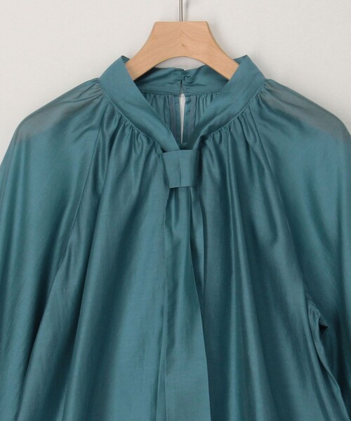 MICO COULIER（ミコクリエ）の「《オケージョン対応》ブライトシアーローンブラウス（シャツ/ブラウス・レディース・イエロー/ライトブルー/チャコールグレー・38）」の15枚目の写真