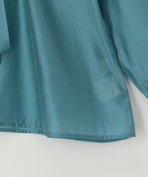 MICO COULIER（ミコクリエ）の「《オケージョン対応》ブライトシアーローンブラウス（シャツ/ブラウス・レディース・イエロー/ライトブルー/チャコールグレー・38）」の19枚目の写真