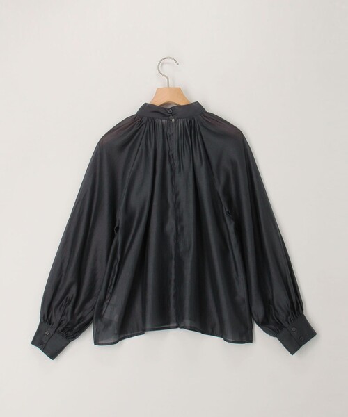 MICO COULIER（ミコクリエ）の「《オケージョン対応》ブライトシアーローンブラウス（シャツ/ブラウス・レディース・イエロー/ライトブルー/チャコールグレー・38）」の21枚目の写真