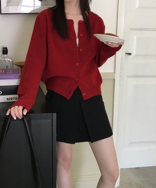 gossip！ロサンゼルス（ゴシップロサンゼルス）の「フェミニン　モードショートキュロットスカート（その他パンツ・レディース・グレー/ブラック/ホワイト・M/S）」の10枚目の写真