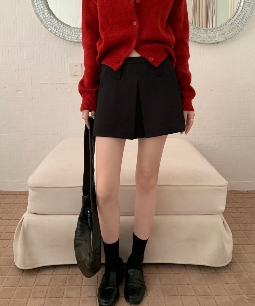gossip！ロサンゼルス（ゴシップロサンゼルス）の「フェミニン　モードショートキュロットスカート（その他パンツ・レディース・グレー/ブラック/ホワイト・M/S）」の13枚目の写真