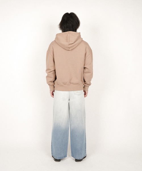 #Re:room（リルーム）の「グラデーションカラーハイウエストバギーデニム（デニムパンツ・メンズ・ライトブラック/ライトブルー・SMALL/MEDIUM/LARGE）」の18枚目の写真