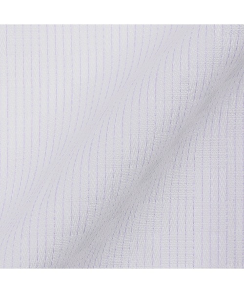 TOKYO SHIRTS（トウキョウシャツ）の「超形態安定ノーアイロン ワイド 長袖ビジネスワイシャツ（ビジネスシャツ・メンズ・パープル・首回り37cm-裄丈80cm/首回り39cm-裄丈80cm/首回り39cm-裄丈84cm/首回り41cm-裄丈82cm/首回り41cm-裄丈86cm/首回り42cm-裄丈82cm/首回り42cm-裄丈86cm/首回り43cm-裄丈82cm/首回り43cm-裄丈86cm）」の5枚目の写真