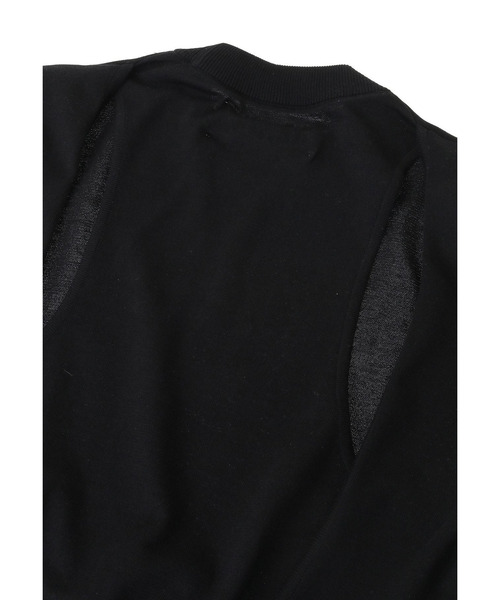 1er Arrondissement(プルミエアロンディスモン)の「<LOWER(ローヴァー)>18Gオープンバックレイヤードトップス(ニット/セーター・レディース・ブラック系その他3/ライトブルー・FREE)」の16枚目の写真