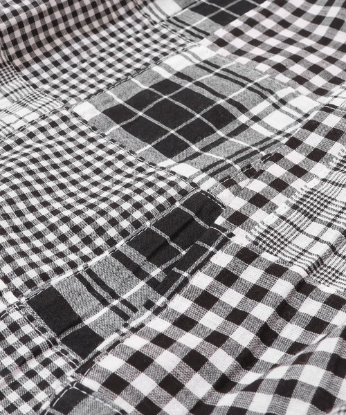 KRIFF MAYER Lady's Collection（クリフメイヤーレディースコレクション）の「【綿100%】マドラスパッチワークスカート（スカート・レディース・オフホワイト/ネイビー/サンドベージュ・MEDIUM/LARGE）」の18枚目の写真