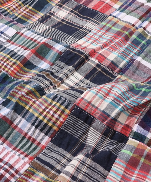 KRIFF MAYER Lady's Collection（クリフメイヤーレディースコレクション）の「【綿100%】マドラスパッチワークスカート（スカート・レディース・オフホワイト/ネイビー/サンドベージュ・MEDIUM/LARGE）」の20枚目の写真