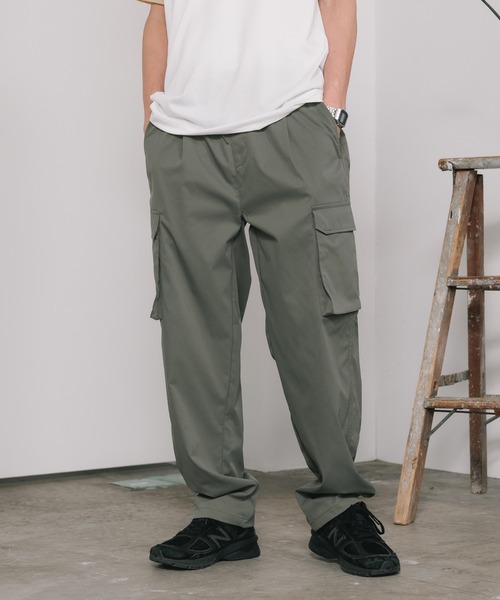 SKKONE(スコーネ)の「SKKONE/スコーネ リラックスカーゴパンツ メンズ 夏物 夏服(カーゴパンツ・メンズ・オリーブ/ブラック/ブラウン・L/M/LL)」の1枚目の写真