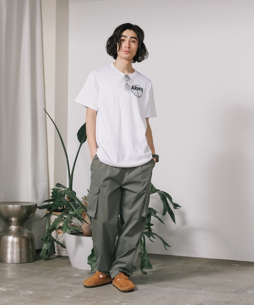 SKKONE(スコーネ)の「SKKONE/スコーネ リラックスカーゴパンツ メンズ 夏物 夏服(カーゴパンツ・メンズ・オリーブ/ブラック/ブラウン・L/M/LL)」の12枚目の写真
