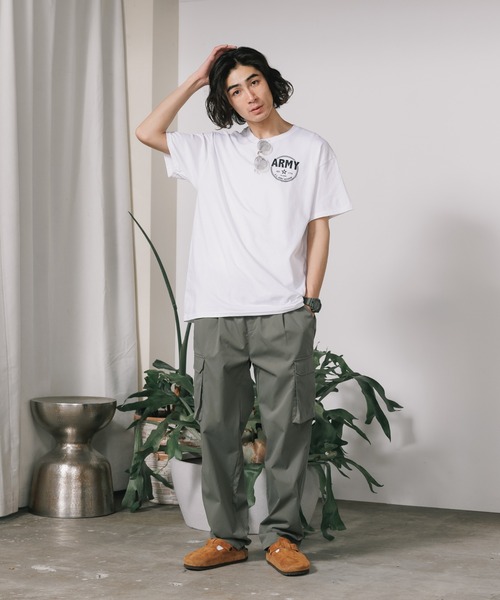 SKKONE(スコーネ)の「SKKONE/スコーネ リラックスカーゴパンツ メンズ 夏物 夏服(カーゴパンツ・メンズ・オリーブ/ブラック/ブラウン・L/M/LL)」の13枚目の写真