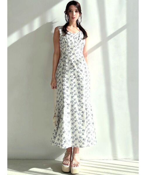 RESEXXY（リゼクシー）の「ピンタックブルームワンピース（ワンピース・レディース・ブラック/ホワイト/ピンク・FREE）」の13枚目の写真