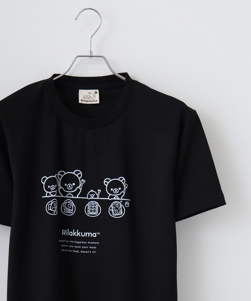 FUNALIVE(ファンアライブ)の「Rilakkuma ハニカムメッシュ クルーネック 半袖Tシャツ(Tシャツ/カットソー・レディース・ライトブルー/ホワイト系1/ブラック系/ホワイト系/サックスブルー/ブラック/ホワイト/ベージュ/ブルー系/グレー/ダークブルー・L/S/M)」の5枚目の写真