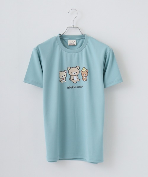 FUNALIVE(ファンアライブ)の「Rilakkuma ハニカムメッシュ クルーネック 半袖Tシャツ(Tシャツ/カットソー・レディース・ライトブルー/ホワイト系1/ブラック系/ホワイト系/サックスブルー/ブラック/ホワイト/ベージュ/ブルー系/グレー/ダークブルー・L/S/M)」の14枚目の写真