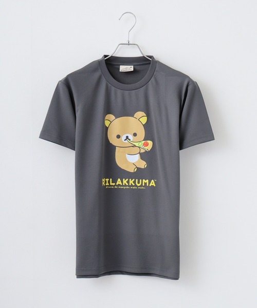 FUNALIVE(ファンアライブ)の「Rilakkuma ハニカムメッシュ クルーネック 半袖Tシャツ(Tシャツ/カットソー・レディース・ライトブルー/ホワイト系1/ブラック系/ホワイト系/サックスブルー/ブラック/ホワイト/ベージュ/ブルー系/グレー/ダークブルー・L/S/M)」の15枚目の写真