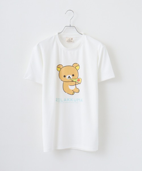 FUNALIVE(ファンアライブ)の「Rilakkuma ハニカムメッシュ クルーネック 半袖Tシャツ(Tシャツ/カットソー・レディース・ライトブルー/ホワイト系1/ブラック系/ホワイト系/サックスブルー/ブラック/ホワイト/ベージュ/ブルー系/グレー/ダークブルー・L/S/M)」の18枚目の写真