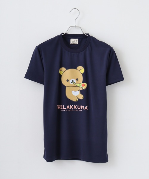 FUNALIVE(ファンアライブ)の「Rilakkuma ハニカムメッシュ クルーネック 半袖Tシャツ(Tシャツ/カットソー・レディース・ライトブルー/ホワイト系1/ブラック系/ホワイト系/サックスブルー/ブラック/ホワイト/ベージュ/ブルー系/グレー/ダークブルー・L/S/M)」の19枚目の写真