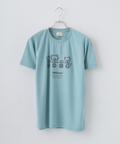 FUNALIVE(ファンアライブ)の「Rilakkuma ハニカムメッシュ クルーネック 半袖Tシャツ(Tシャツ/カットソー・レディース・ライトブルー/ホワイト系1/ブラック系/ホワイト系/サックスブルー/ブラック/ホワイト/ベージュ/ブルー系/グレー/ダークブルー・L/S/M)」の22枚目の写真
