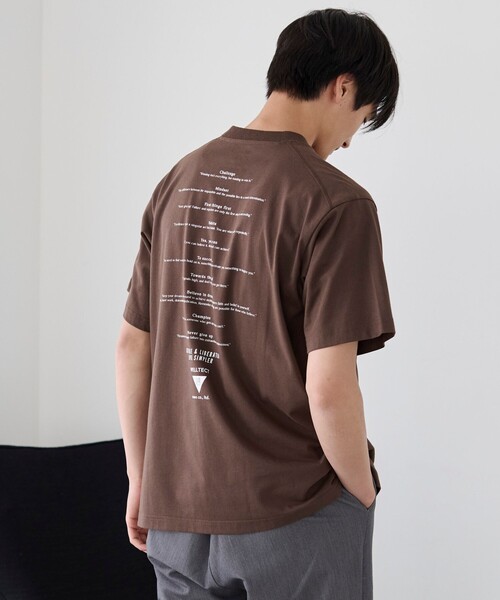 coen(コーエン)の「【WELLTECT】プリントTシャツ ー吸水速乾/接触冷感/UVカット/遮熱ー(Tシャツ/カットソー・メンズ・ダークグレー/その他1/その他2/ダークブラウン/ブラック・S/M/L/XL)」の3枚目の写真