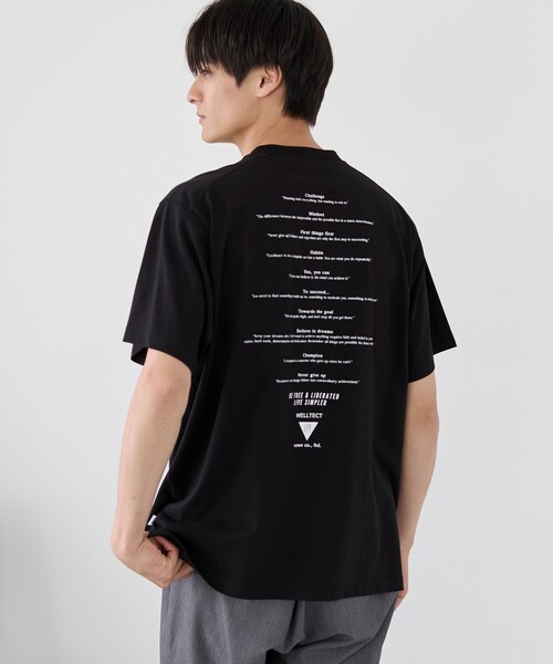 セール】【WELLTECT】プリントTシャツ ー吸水速乾/接触冷感/UV