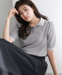 U.S. POLO ASSN. 配色デザインポロニット