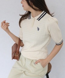 U.S. POLO ASSN. 配色デザインポロニット