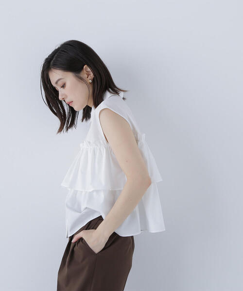 ティアードフリルシャツ（シャツ/ブラウス）｜NATURAL BEAUTY