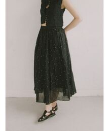 FIKA.（フィーカ）の「Square dot gathered skirt（スカート）」