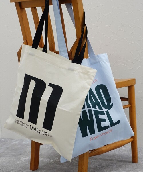NOLLEY’S(ノーリーズ)の「【MAQWEL/マクウェル】TOTE BAG(トートバッグ・レディース・キナリ・FREE)」の2枚目の写真