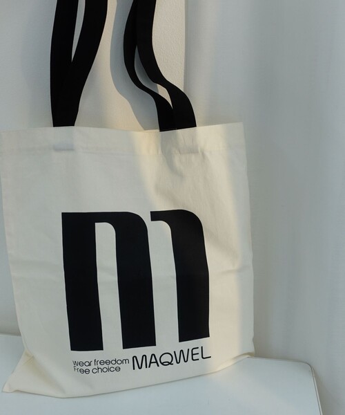 NOLLEY’S(ノーリーズ)の「【MAQWEL/マクウェル】TOTE BAG(トートバッグ・レディース・キナリ・FREE)」の4枚目の写真