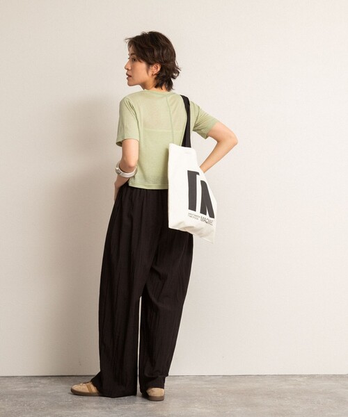 NOLLEY’S(ノーリーズ)の「【MAQWEL/マクウェル】TOTE BAG(トートバッグ・レディース・キナリ・FREE)」の5枚目の写真