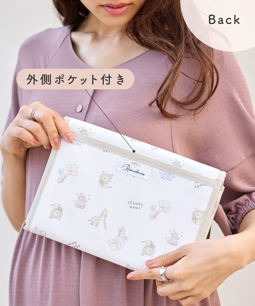 Rosemadame(ローズマダム)の「母子手帳ケース(母子手帳ケース・レディース・チャコールグレー/アイボリー/ブルー・FREE)」の21枚目の写真