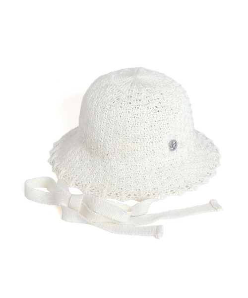 JENNI(ジェニィ)の「リボン付きサマーバケットハット(ハット・キッズ・ブラック/オフホワイト・54cm/56cm)」の13枚目の写真