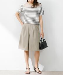 F by ROSSO | 『UR TECH DRYLUXE』F by ROSSO タックハーフパンツ(その他パンツ)