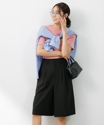 F by ROSSO | 『UR TECH DRYLUXE』F by ROSSO　タックハーフパンツ(その他パンツ)