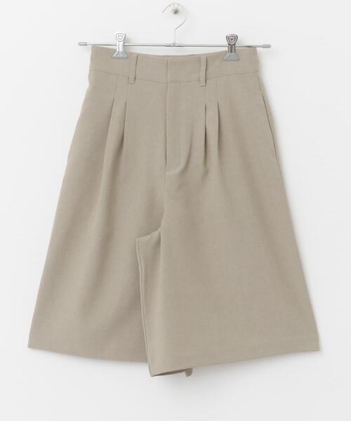 F by ROSSO(エフバイロッソ)の「『UR TECH DRYLUXE』F by ROSSO タックハーフパンツ(その他パンツ・レディース・ブラック/モカ/ベージュ・36/38)」の14枚目の写真