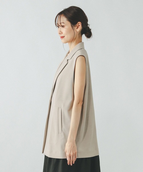 GLOBAL WORK お手入れラクラクセットアップ　　　ジレ GLOBAL WORK｜お手入れラクラクセットアップ/ジレ/290020