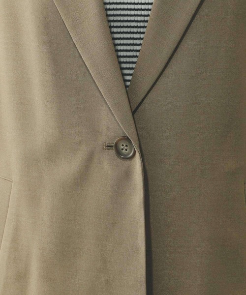 GLOBAL WORK(グローバルワーク)の「お手入れラクラクSET UPジレ/290020(ベスト・レディース・ブラック/ベージュ系その他7/ライトベージュ・SHORT/REGULAR)」の10枚目の写真