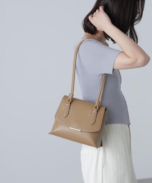 FREE'S MART（フリーズマート）の「◆ロングショルダーバッグ（ショルダーバッグ・レディース・ブラック/ホワイト/ベージュ・ﾌﾘ-）」の14枚目の写真