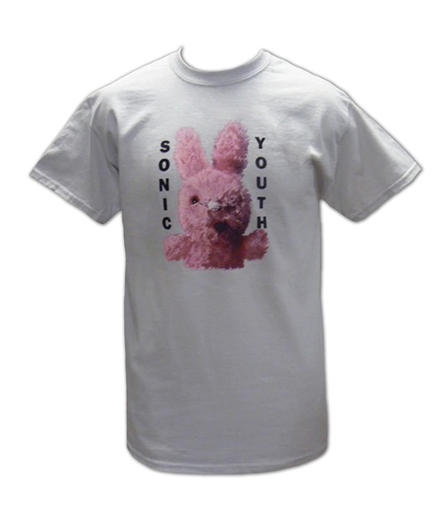 ソニックユースsonic youth dirty bunnyTシャツユーズド M SONIC YOUTH ソニックユース Dirty Bunny Tシャツ LIGHT GREY