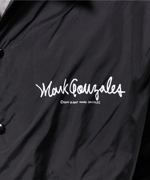 Mark Gonzales（マーク・ゴンザレス）の「【Mark Gonzales】コーチジャケット（ブルゾン・メンズ・ネイビー/ブラック・SMALL/LARGE/MEDIUM）」の9枚目の写真
