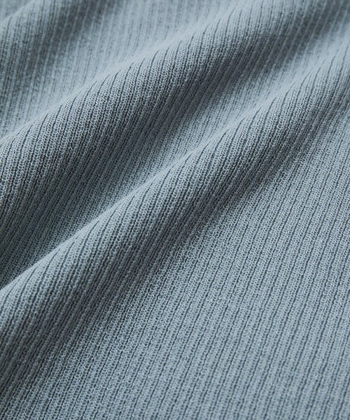 VIS（ビス）の「【アンチピリング/UVケア/洗える】オフショルハーフスリーブニット（ニット/セーター・レディース・オフホワイト/ネイビー/ダークブラウン/ライトグリーン/ピンク/ブラック/イエロー系その他・FREE）」の10枚目の写真