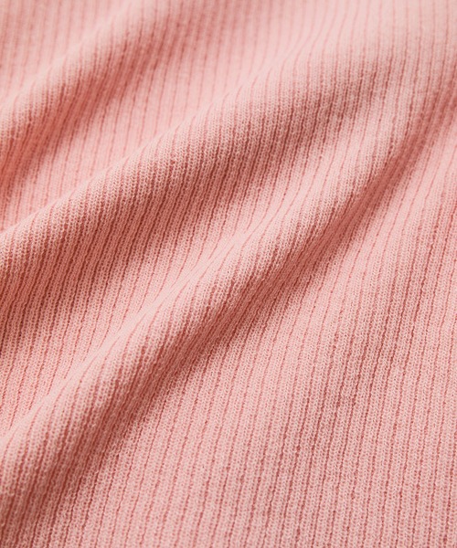 VIS（ビス）の「【アンチピリング/UVケア/洗える】オフショルハーフスリーブニット（ニット/セーター・レディース・オフホワイト/ネイビー/ダークブラウン/ライトグリーン/ピンク/ブラック/イエロー系その他・FREE）」の18枚目の写真