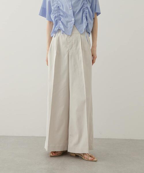 SENSE OF PLACE by URBAN RESEARCH（センスオブプレイスバイアーバンリサーチ）の「バギーチノパンツ（その他パンツ・レディース・ネイビー/ベージュ/アイボリー・SMALL/MEDIUM）」の2枚目の写真