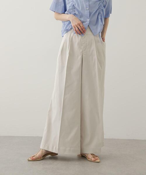 SENSE OF PLACE by URBAN RESEARCH（センスオブプレイスバイアーバンリサーチ）の「バギーチノパンツ（その他パンツ・レディース・ネイビー/ベージュ/アイボリー・SMALL/MEDIUM）」の5枚目の写真