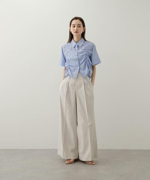 SENSE OF PLACE by URBAN RESEARCH（センスオブプレイスバイアーバンリサーチ）の「バギーチノパンツ（その他パンツ・レディース・ネイビー/ベージュ/アイボリー・SMALL/MEDIUM）」の8枚目の写真