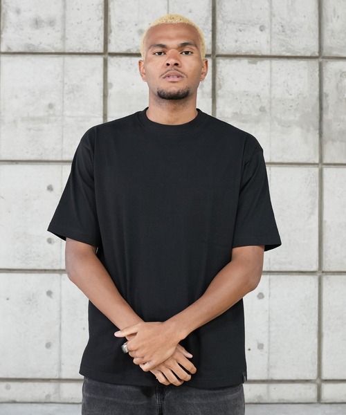 BASIS(ベイシス)の「SANDER LAND 8.1oz 無地 USコットン 半袖Tシャツ(Tシャツ/カットソー・メンズ・ホワイト/ブラック・MEDIUM/LARGE/X-LARGE)」の6枚目の写真