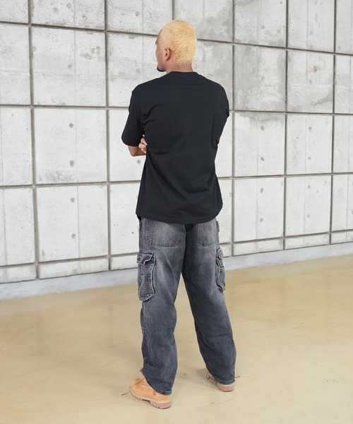 BASIS(ベイシス)の「SANDER LAND 8.1oz 無地 USコットン 半袖Tシャツ(Tシャツ/カットソー・メンズ・ホワイト/ブラック・MEDIUM/LARGE/X-LARGE)」の8枚目の写真