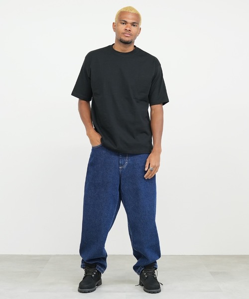 BASIS(ベイシス)の「SANDER LAND 8.1oz 無地 USコットン 半袖Tシャツ(Tシャツ/カットソー・メンズ・ホワイト/ブラック・MEDIUM/LARGE/X-LARGE)」の15枚目の写真